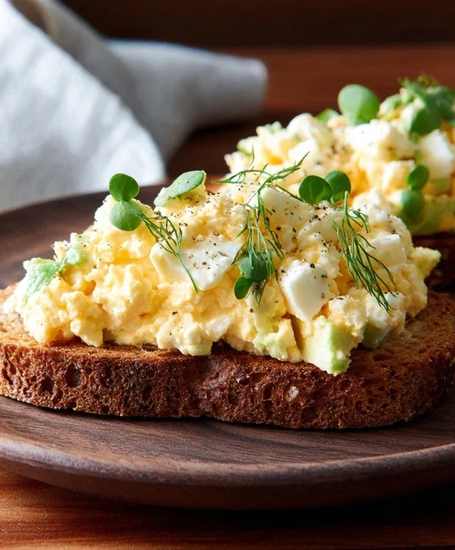 Egg Salad with Cottage Cheese - no mayo!