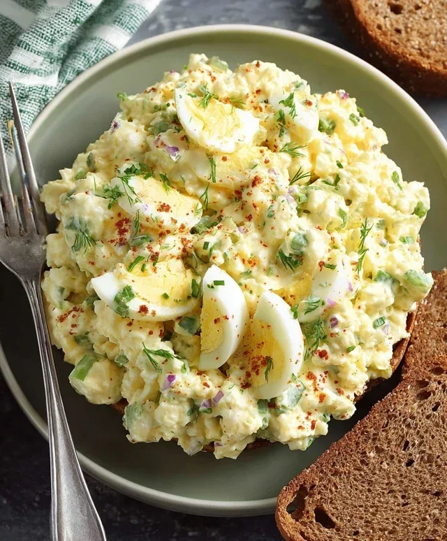 Simple Cottage Cheese Egg Salad