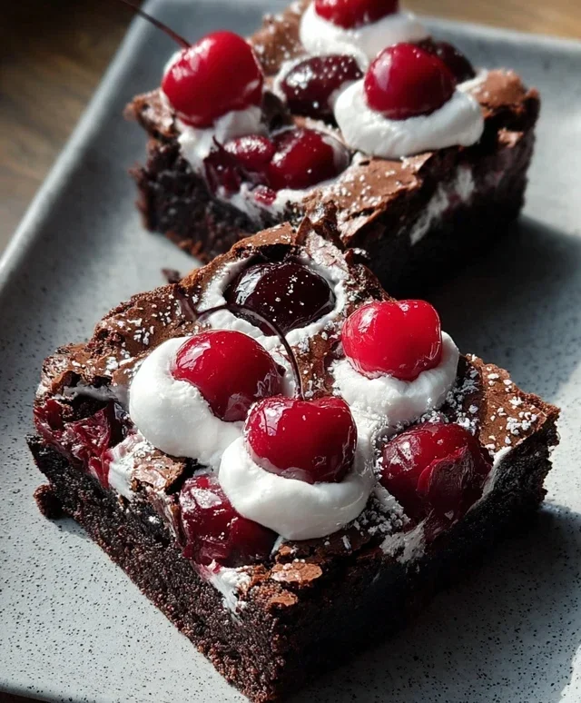 Small-Batch Black Forest Brownies