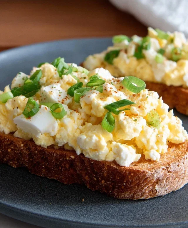 Egg Salad with Cottage Cheese - no mayo!