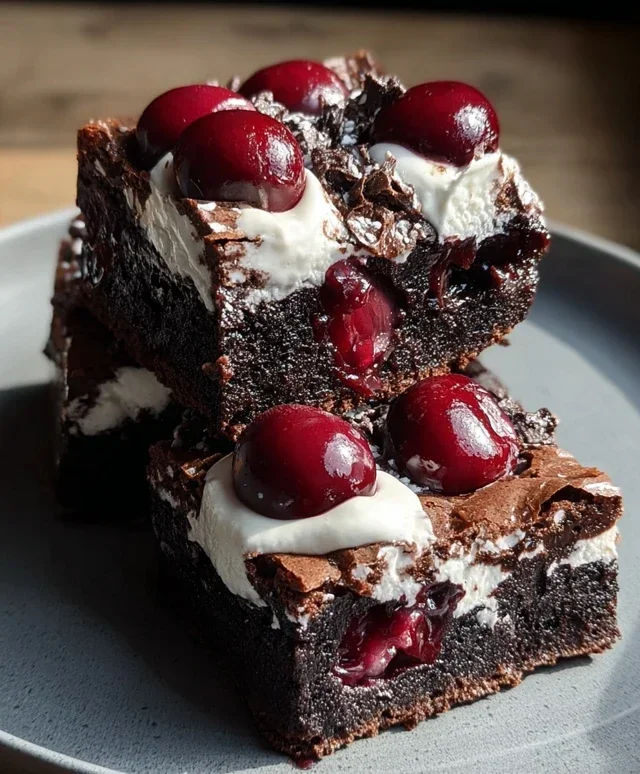 Small-Batch Black Forest Brownies