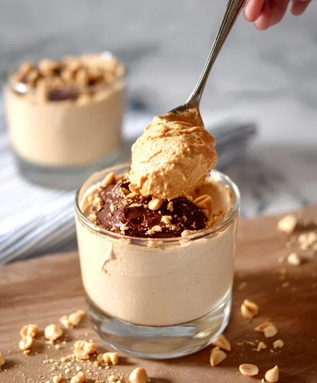 Cottage Cheese Peanut Butter Mousse