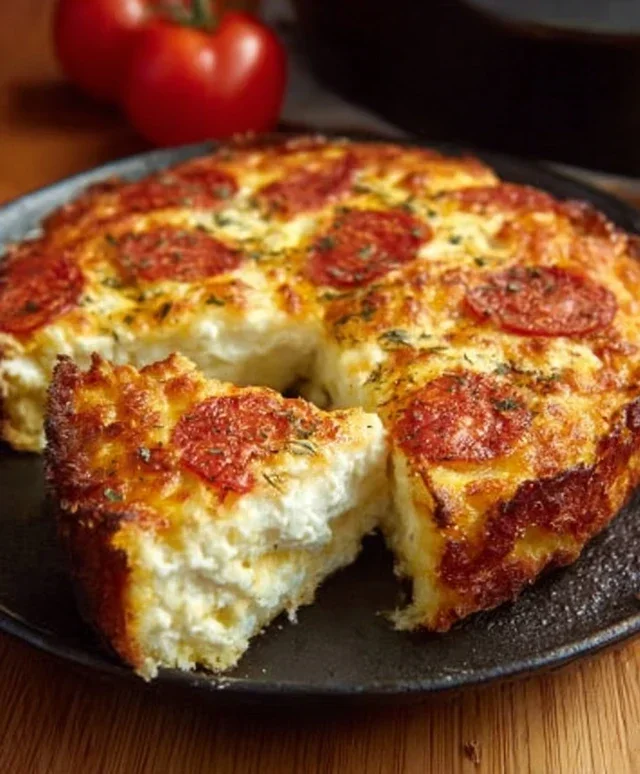 Pizza Style Cottage Cheese Bake