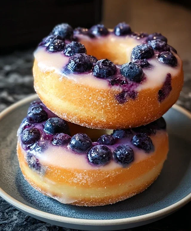 Keto Blueberry Donuts
