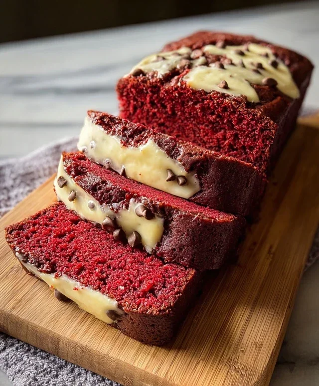 Red Velvet Banana Bread