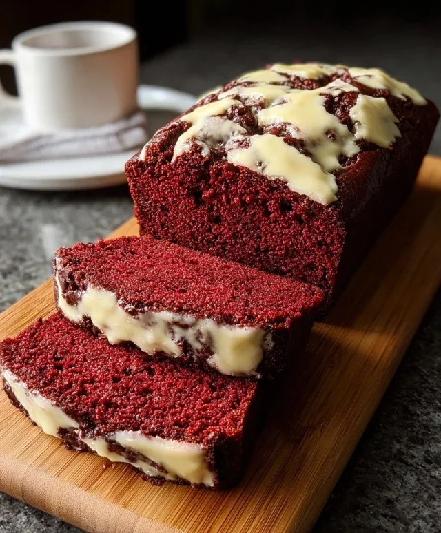Red Velvet Banana Bread