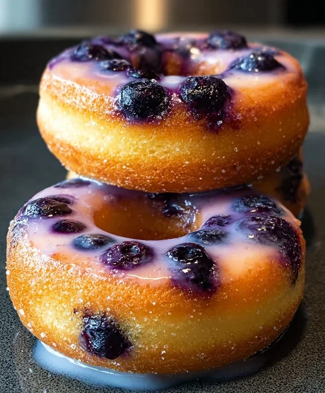 Keto Blueberry Donuts
