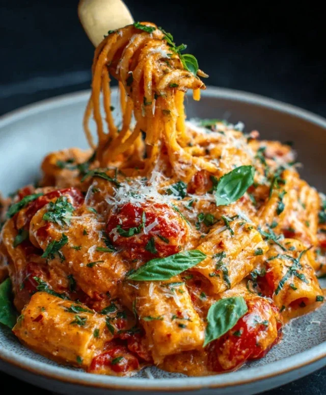Creamy Tomato Garlic Pasta