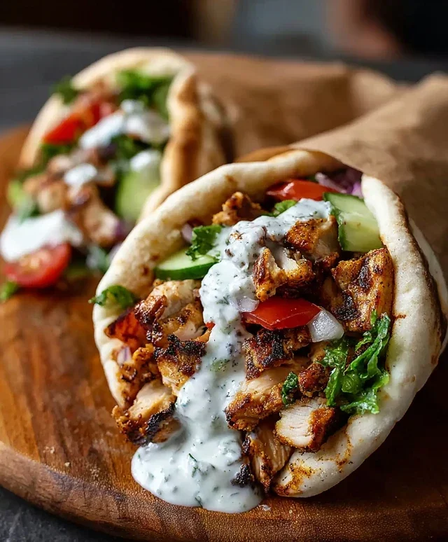 Chicken Shawarma with Garlic Sauce Recipe (Easy & Delicious)