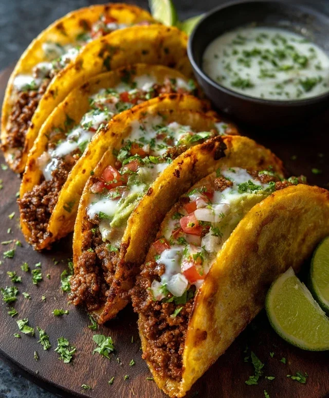 Crispy Ground Beef Tacos