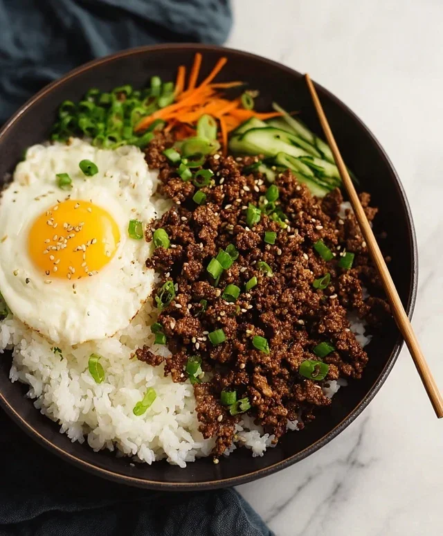 Korean Ground Beef Bowl (25-Minutes)