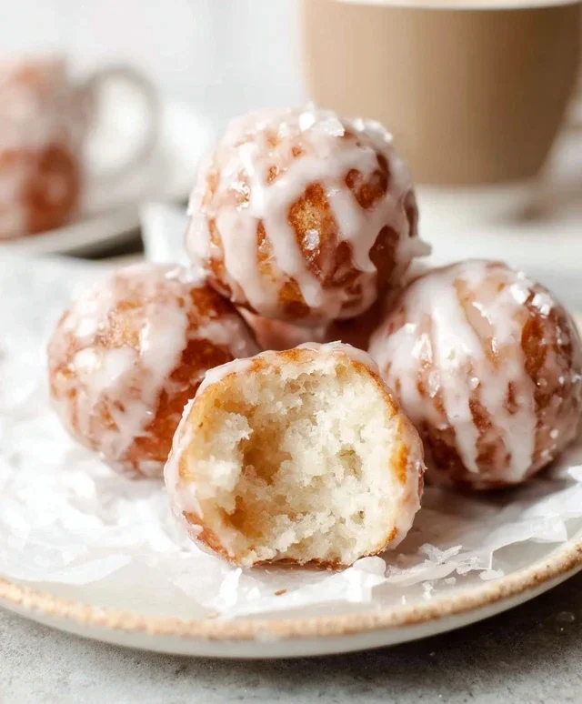 Easy Keto Glazed Donut Balls