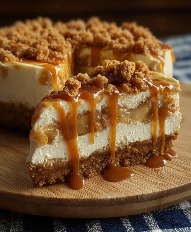 No bake Apple pie cheesecake