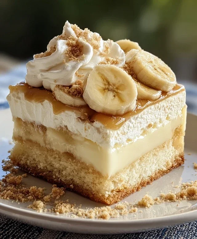 Banana Pudding Tres Leches Cake