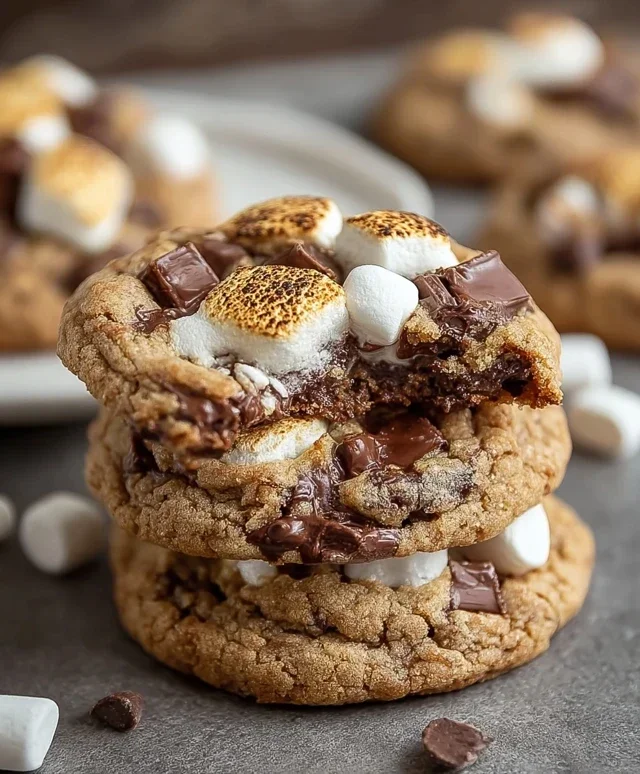 Hershey's Chocolate S'mores Cookies
