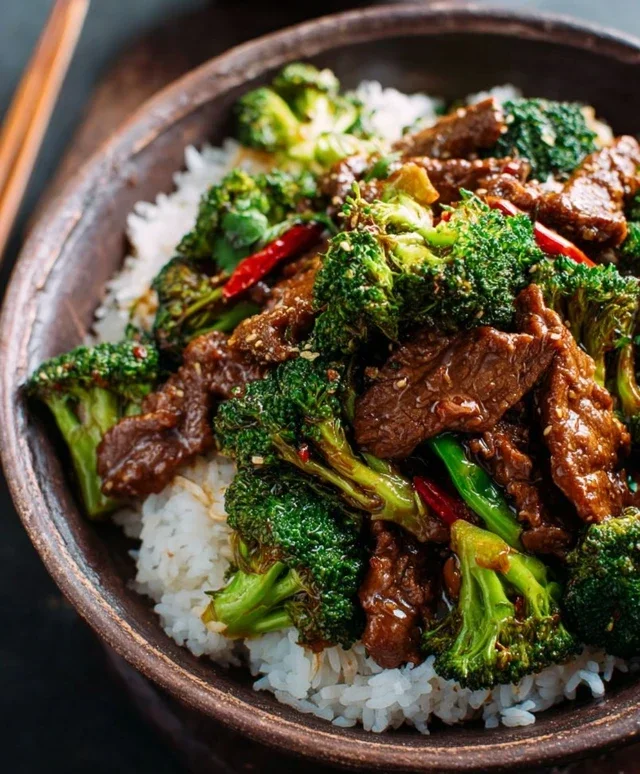 Chinese Beef and Broccoli (牛肉炒西兰花)