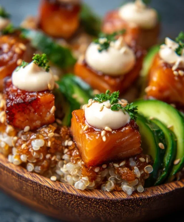 Bang Bang Salmon Bites