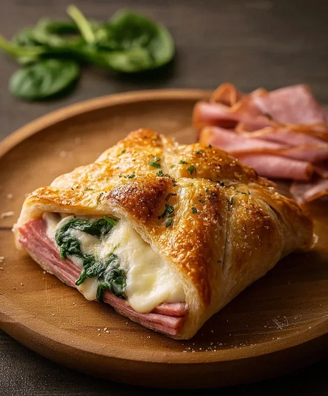 Beef Beef Ham and Cheese with Spinach