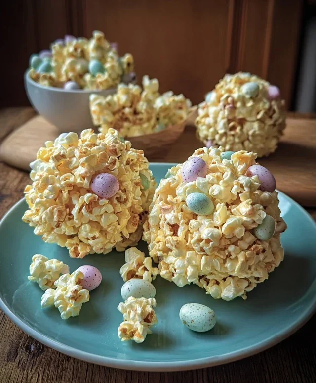 Easter Popcorn Balls