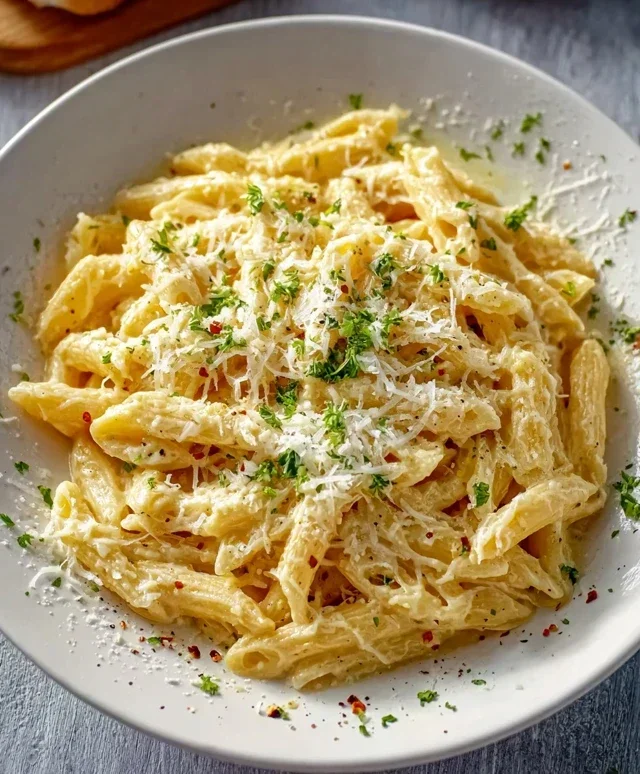 One Pot Creamy Garlic Pasta (Just 20 Minutes!)