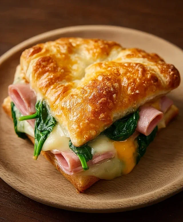 Beef Beef Ham and Cheese with Spinach