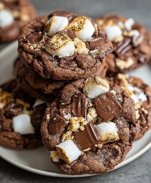 Hershey's Chocolate S'mores Cookies