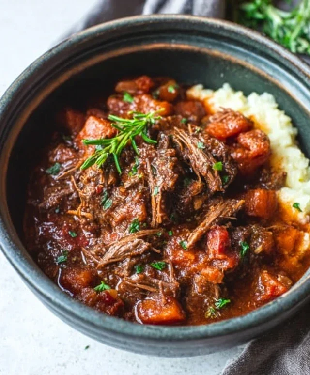 Slow Cooker Beef Ragu: Whole30, Pnon-non-non-alcoholic alternativeic non-alcoholic aleo, Gluten-Free