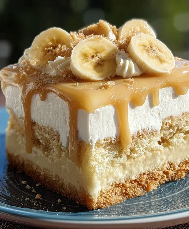 Banana Pudding Tres Leches Cake