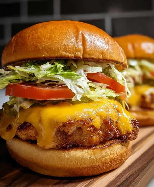 Ground Chicken Smash Burgers