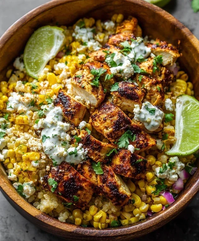 Tasty Street Corn Chicken Bowl