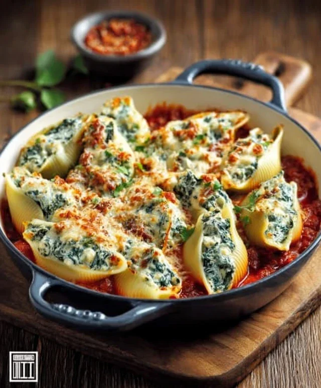 Spinach and Ricotta Stuffed Shells Recipe
