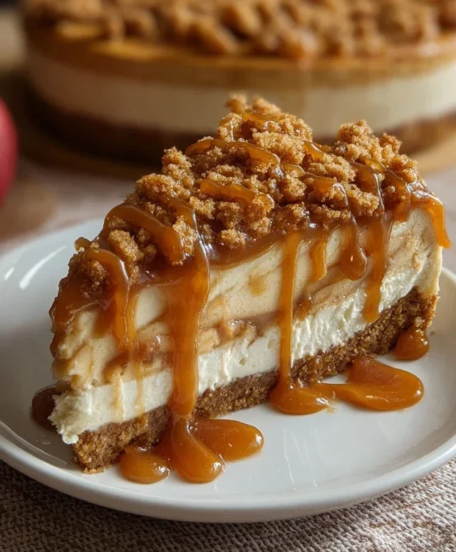 No bake Apple pie cheesecake