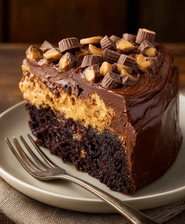 Chocolate Peanut Butter Cake