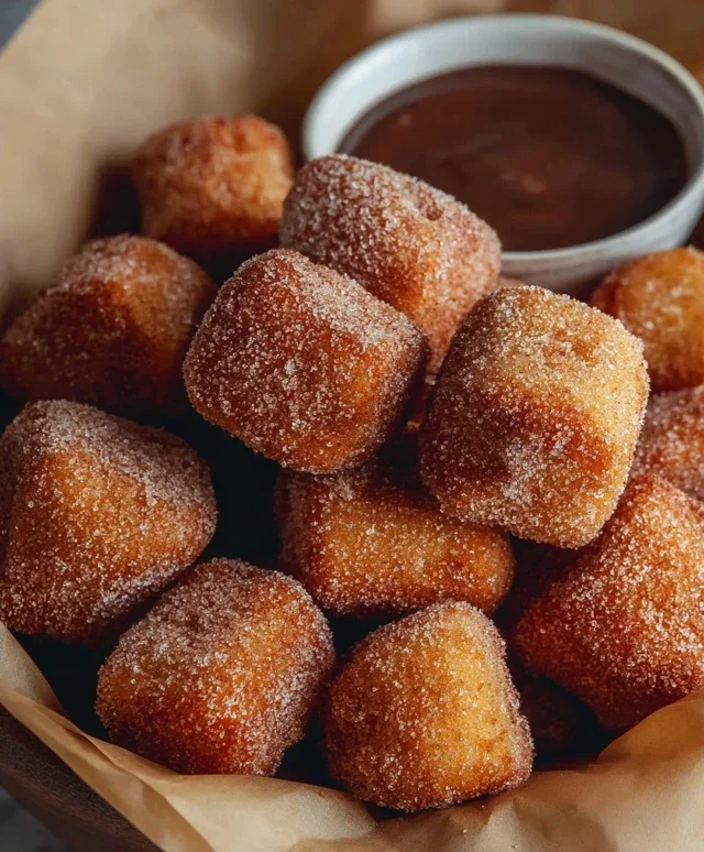 Sweet Air Fryer Churro Bites Recipe