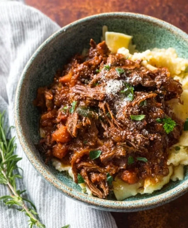 Slow Cooker Beef Ragu: Whole30, Pnon-non-non-alcoholic alternativeic non-alcoholic aleo, Gluten-Free