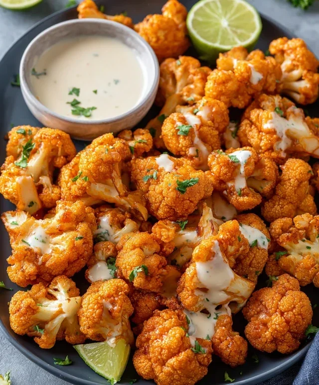 Air Fryer Buffalo Cauliflower Recipe