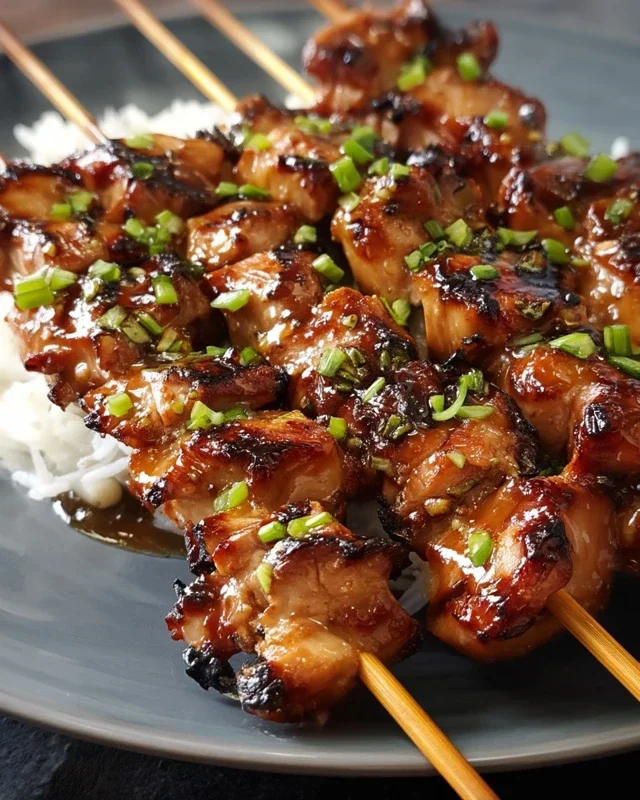 Teriyaki Chicken Skewers