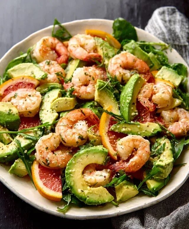 Citrus Shrimp Avocado Salad
