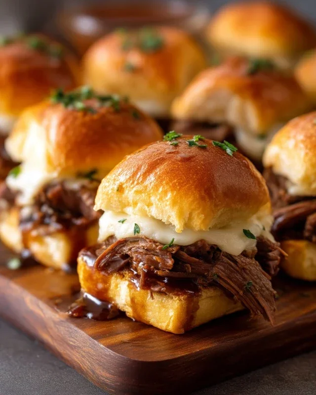 Easy French Dip Sliders Recipe
