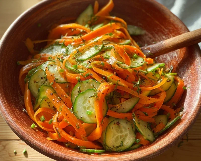 Cucumber Carrot Salad