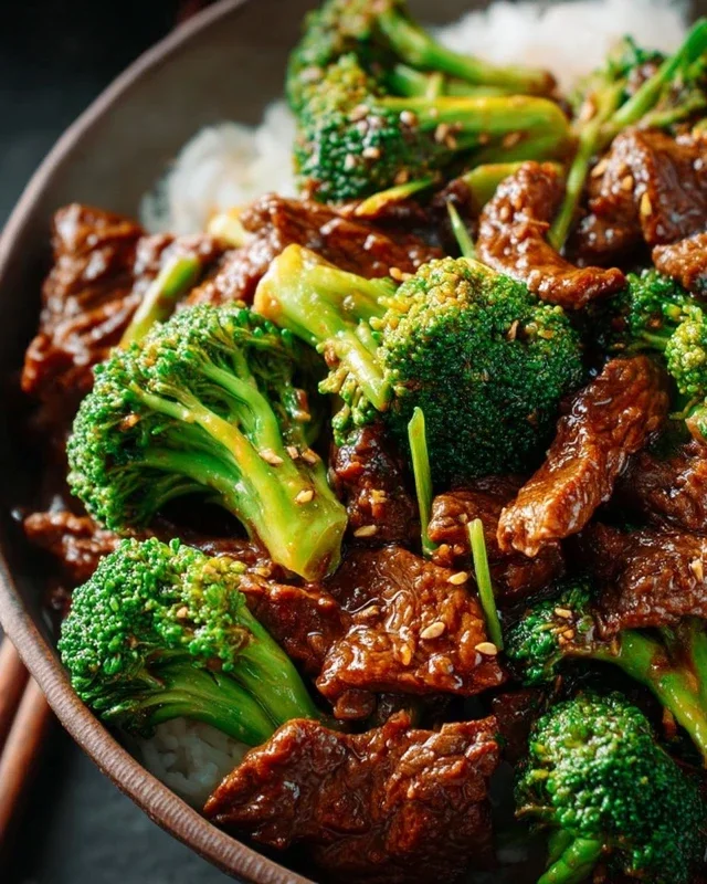 Chinese Beef and Broccoli (牛肉炒西兰花)