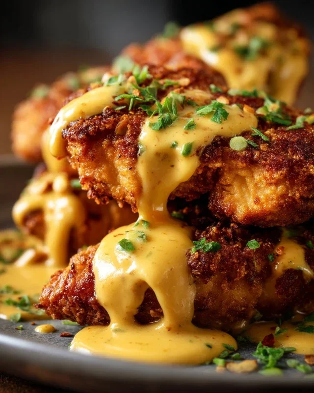 Pretzel Chicken with Mustard-Cheddar Sauce: An Amazing Ultimate Recipe
