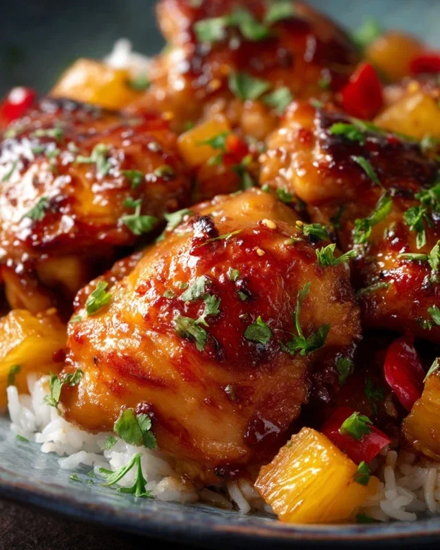 Hawaiian Chicken Sheet Pan