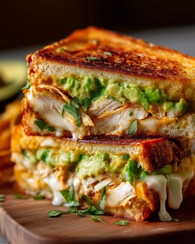Chicken Avocado Melt Sandwich