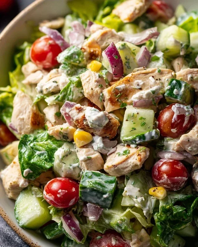 Healthy Ranch Chicken Salad