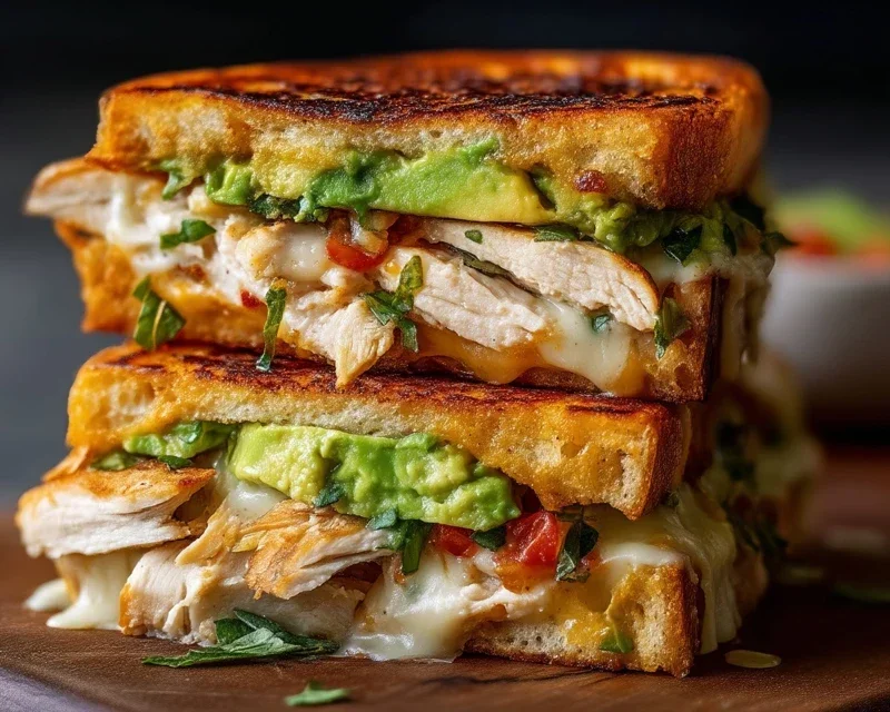 Chicken Avocado Melt Sandwich