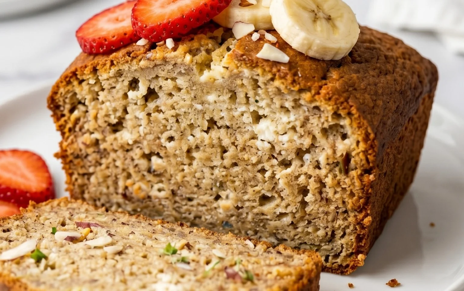 Cottage Cheese Banana Bread