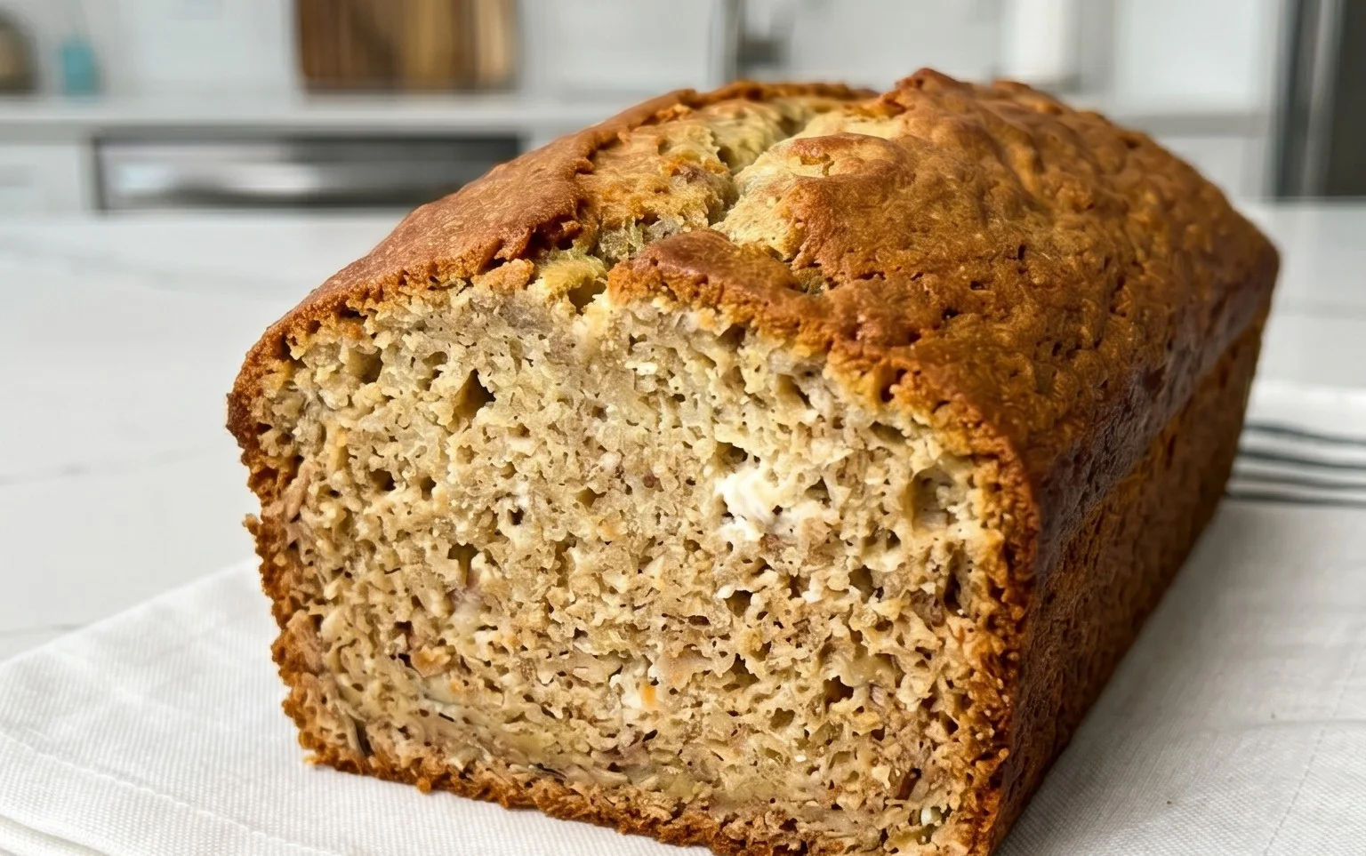 Cottage Cheese Banana Bread