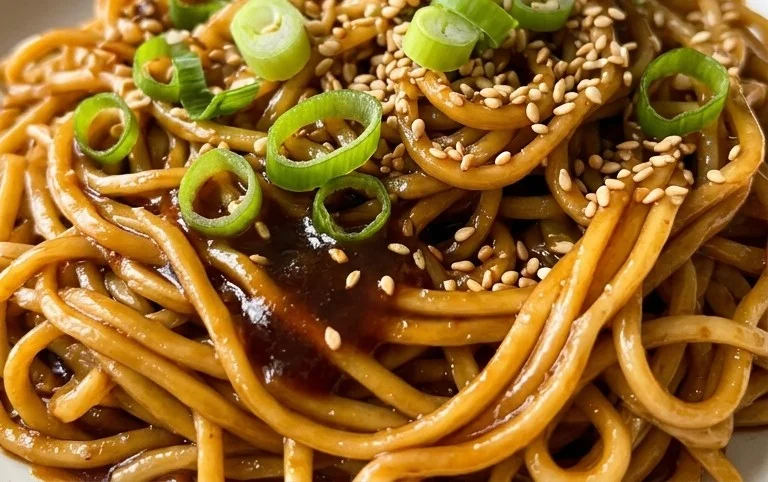 Easy Saucy Ramen Noodles