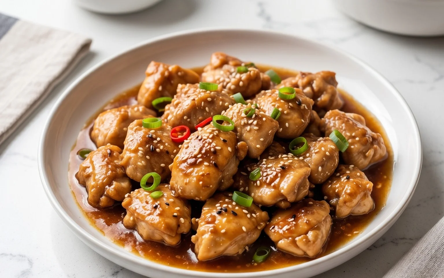 Healthy Sesame Chicken